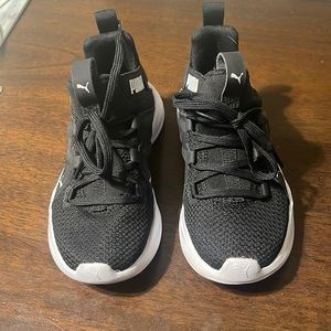 Puma black kids sneakers